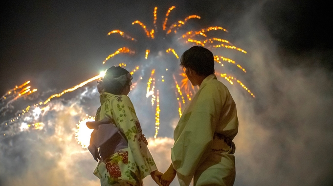 【お日にち限定】潮風を感じながら花火鑑賞！稲取温泉花火演舞プラン♪